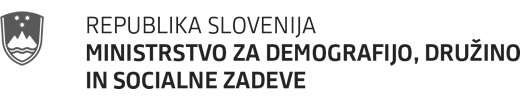 Ministrstvo za demografijo druzino in socialne zadeve